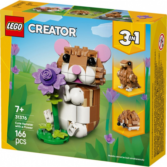 Klocki Creator 31376 Uroczy chomik z kwiatkiem