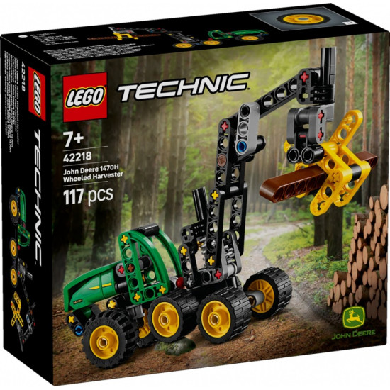 Klocki Technic 42218 Harwester kołowy John Deere 1470H