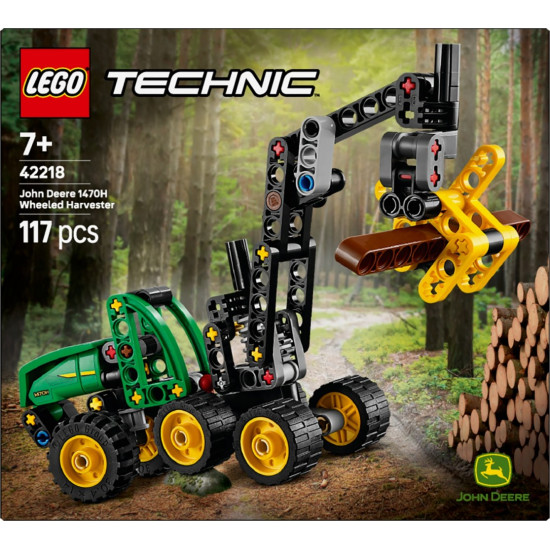 Klocki Technic 42218 Harwester kołowy John Deere 1470H