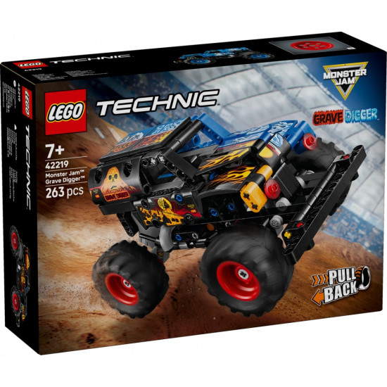 Klocki Technic 42219 Monster Jam Grave Digger Ogień i lód
