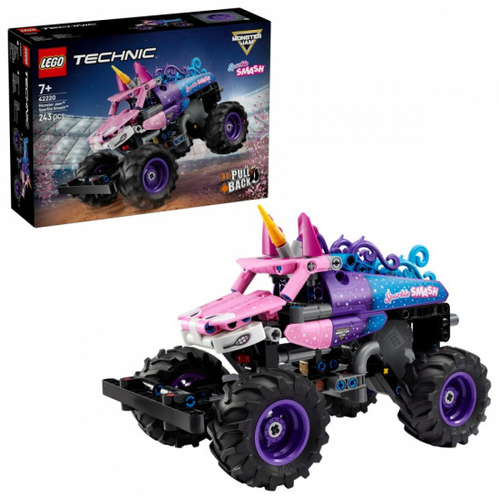 Klocki Technic 42220 Monster Jam Sparkle Smash z napędem typu pull-back