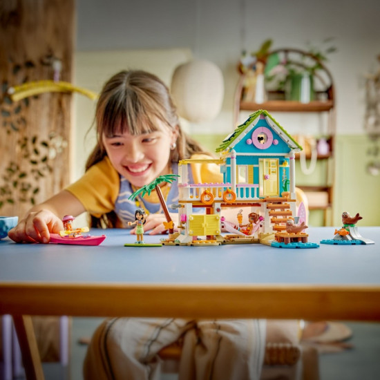 Klocki Friends 42699 Domek na plaży z fokami