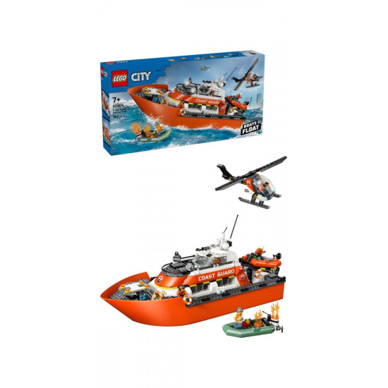 Klocki City 60504 Łódź ratunkowa i helikopter straży przybrzeżnej