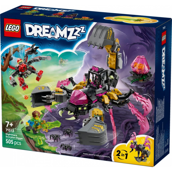 Klocki DREAMZzz 71513 Koszmarna skorpionowa koparka