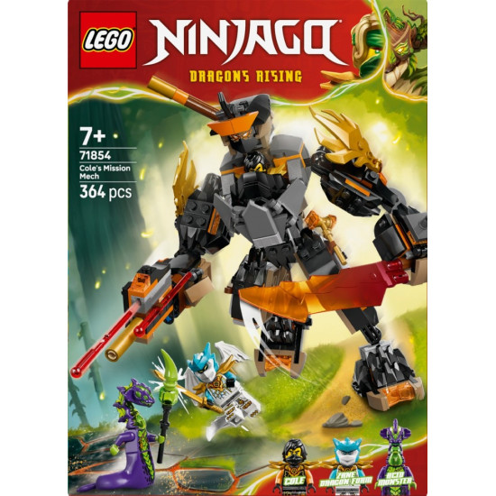 Klocki Ninjago 71854 Mech specjalny Colea i Zane w smoczej zbroi