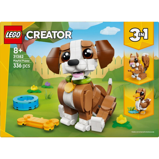 Klocki Creator 31382 Urocze zwierzątka: psotny szczeniaczek