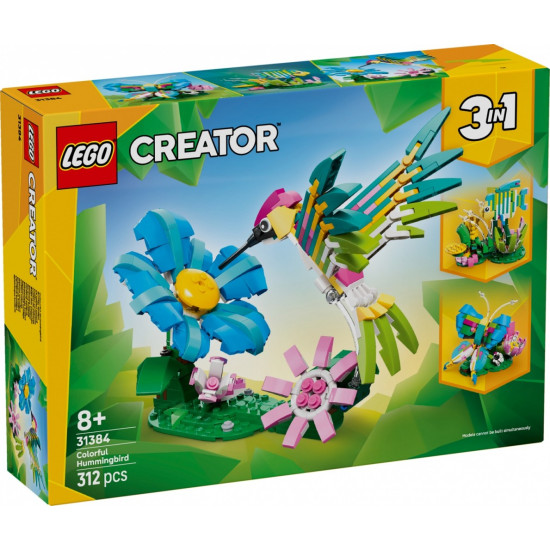 Klocki Creator 31384 Dzikie zwierzęta: kolorowy koliber