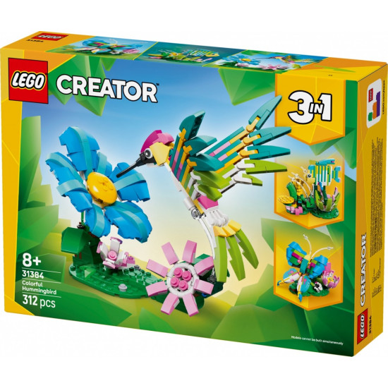 Klocki Creator 31384 Dzikie zwierzęta: kolorowy koliber