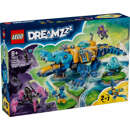 Klocki DREAMZzz 71512 Krokodylołódź podwodna
