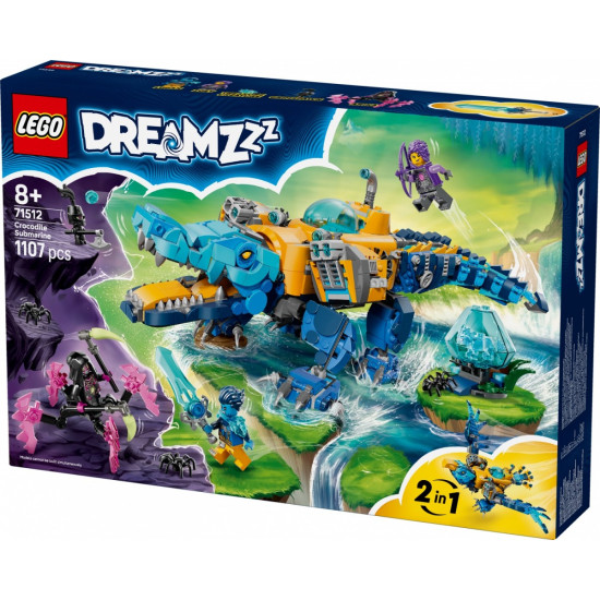 Klocki DREAMZzz 71512 Krokodylołódź podwodna