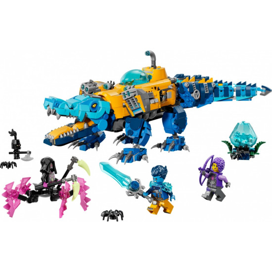 Klocki DREAMZzz 71512 Krokodylołódź podwodna