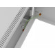 Szafa instalacyjna rack wisząca 19 cali 4U 600x450 szara drzwi metalowe (flat pack)