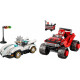 Klocki Sonic 77118 Silver w samochodzie kontra Knuckles w monster trucku