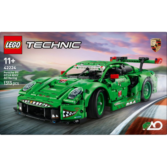 Klocki Technic 42224 Samochód Porsche 911 GT3 R REXY AO Racing