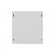 Szafa instalacyjna rack wisząca 12U 600x600 szara drzwi perforowane (flat pack) 