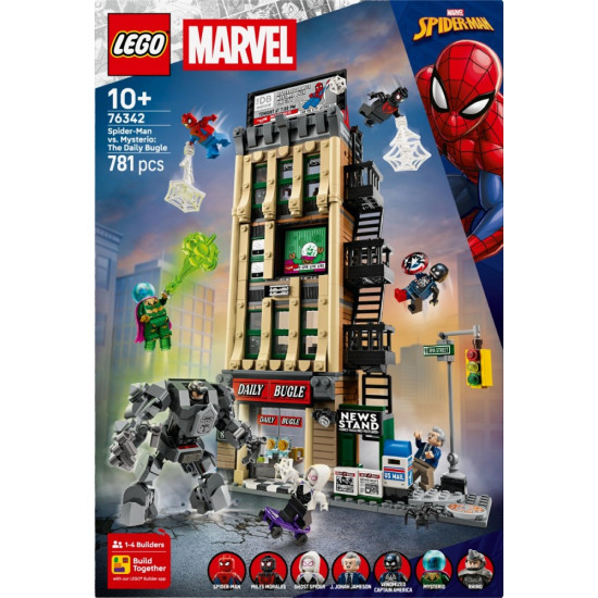 Klocki Super Heroes 76342 Spider-Man kontra Mysterio: Daily Bugle