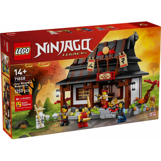 Klocki Ninjago 71858 Kuźnia Cztery Bronie - 15-lecie