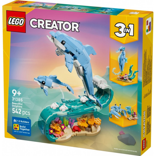 Klocki Creator 31385 Zwierzęta morskie: piękny delfin