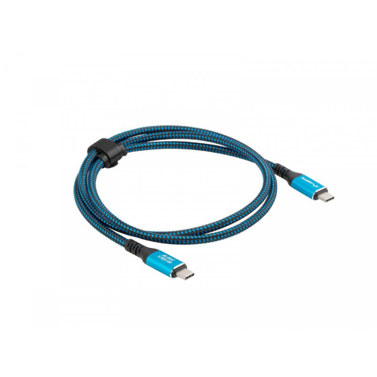 Kabel USB-C M/M USB4 0,5m 240W 8K 60HZ czarno-niebieski 