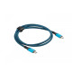 Kabel USB-C M/M USB4 0,5m 240W 8K 60HZ czarno-niebieski 