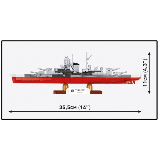 Klocki Battleship Tirpitz 593 klocki