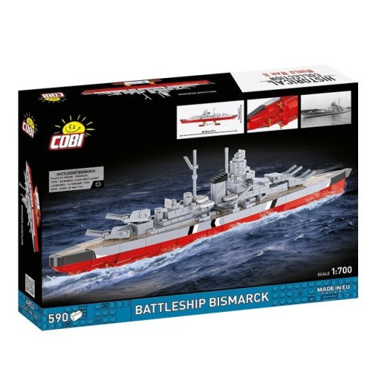 Klocki Battleship Bismarck 590 klocków