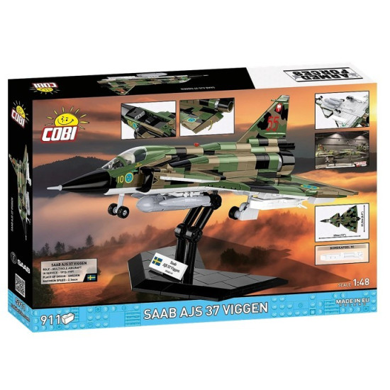 Klocki Saab AJS 37 Viggen 911 klocków