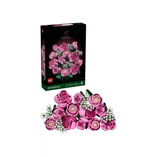 Klocki Botanicals 10374 Bukiet różowych róż 