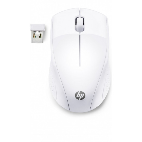 Mysz Classic 220 śnieżnobiała bezprzewodowa - 7KX12AA#ABB 