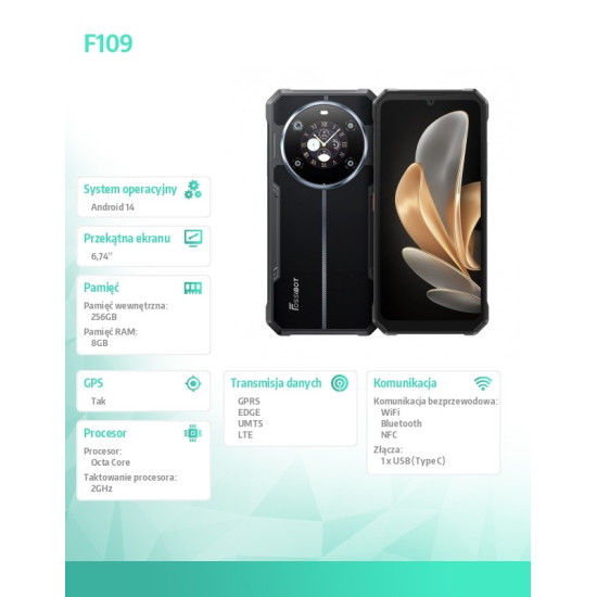 Smartfon F109 black 