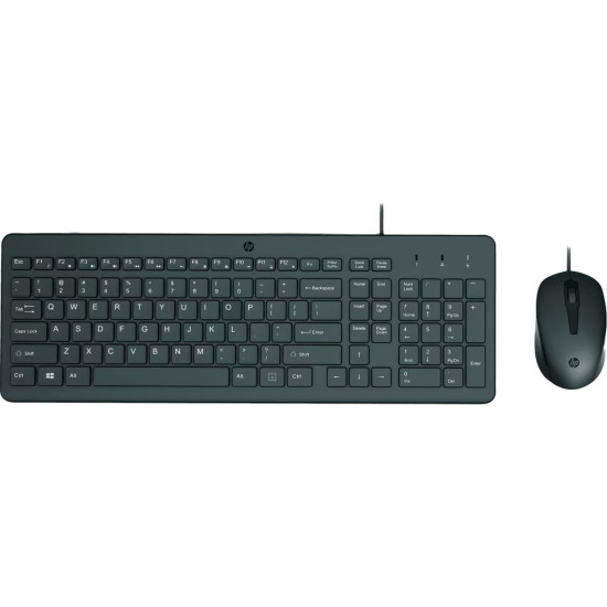 Zestaw klawiatura i mysz Classic 150 przewodowy czarny 240J7AA#ABB 