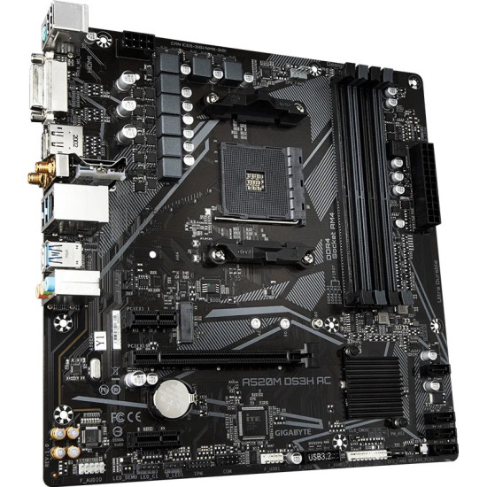 Płyta główna A520M DS3H AC AM4 4DDR4 /HDMI/DVI/DP M.2 mATX 