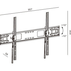 Uchwyt TV TB-951 do telewizora do 120 cali 100kg max VESA 900x600