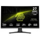 Monitor MAG 275CQF E18 27 cali LED/WQHD/LED/Curved/180Hz/czarny