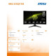 Monitor MAG 321CUPDF 31.5 cala LED/WQHD/LED/Curved/180Hz/czarny