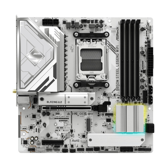Płyta główna B850M STEEL LEGEND WIFI AM5 4DDR5 HDMI/DP mATX 