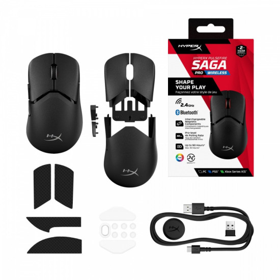 Mysz Pulsefire Saga Pro Bezprzewodowa Gaming - A2PB2AA 