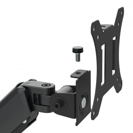 Uchwyt na 2 monitory, 2-10 kg MC-136 17-32 cale sprężyna gazowa 