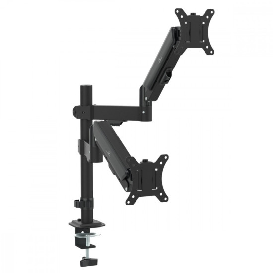 Uchwyt na 2 monitory, 2-10 kg MC-136 17-32 cale sprężyna gazowa 