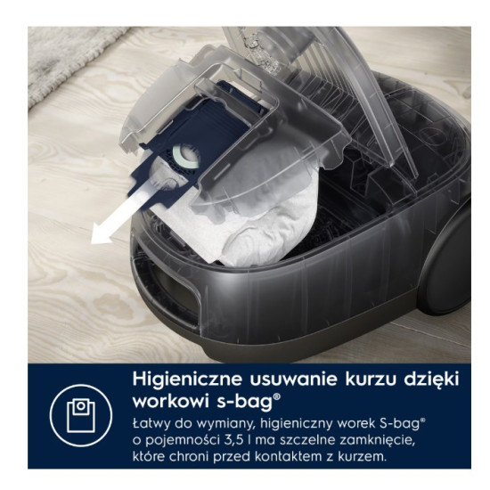 Odkurzacz workowy linia 600      EB61C2DBP