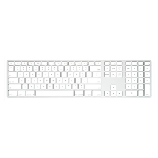Klawiatura bezprzewodowa - aluminiowa Mac dongle USB-C Silver 