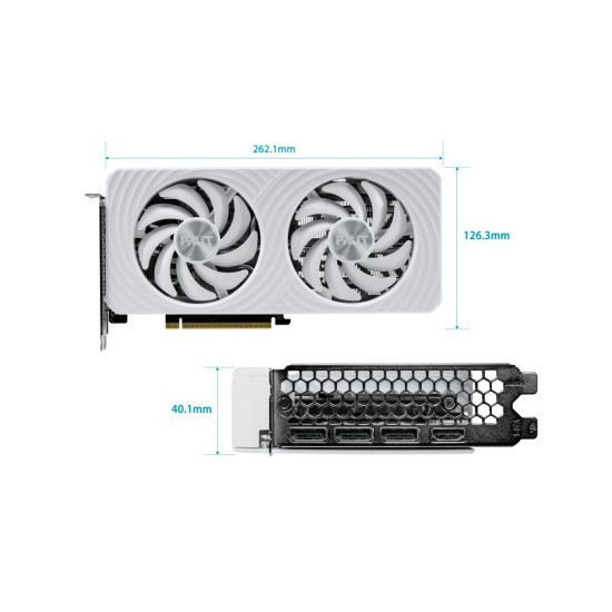 Karta graficzna RTX 5060 WHITE OC 8GB GDDR7 128bit 3DP/HDMI 