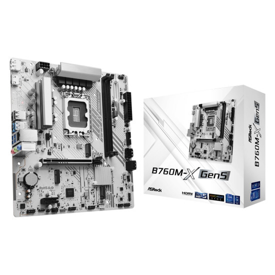 Płyta główna B760M-X GEN5 s1700 2DDR5 DP/HDMI mATX 
