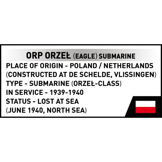 Klocki ORP Orzeł 193 klocki