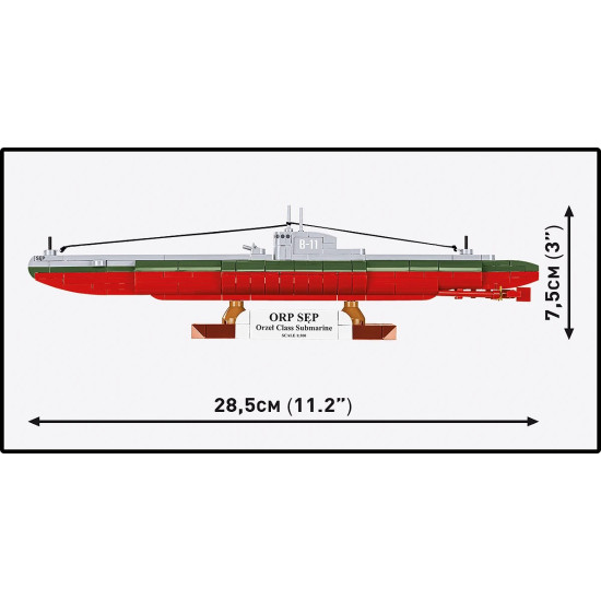 Klocki ORP Sęp 190 klocków
