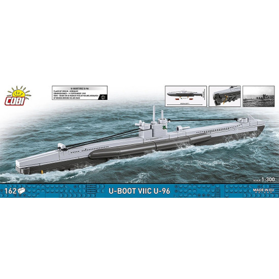 Klocki U-Boot VIIC U-96 162 klocki