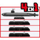 Klocki Sous-Marin SNLE 643 klocki