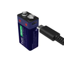 Akumulator 9V USB-C 