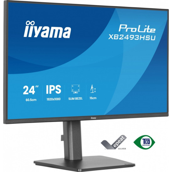 Monitor 23.8 cala XB2493HSU-B1 IPS.HDMI.DP.2x2W.USBx2, 350cd,1500:1,    HAS 150/PIVOT