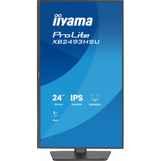 Monitor 23.8 cala XB2493HSU-B1 IPS.HDMI.DP.2x2W.USBx2, 350cd,1500:1,    HAS 150/PIVOT